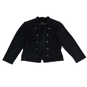 White House Black Market Bracelet Sleeve Seasonless Military Jacket Size 10